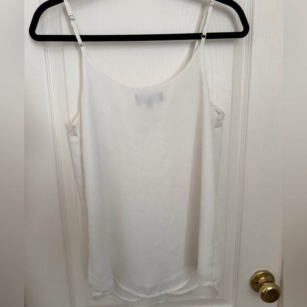 Lulu's Elegant White Camisole - Picture 3 of 3